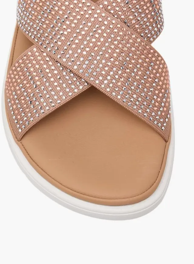 Flora Bella Women's Embellished Comfort Sandals – image 4