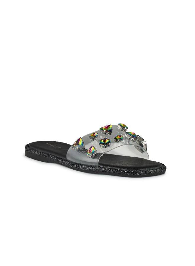 Studded Strap Flat Sandals