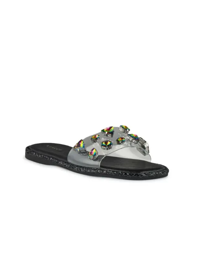 Studded Strap Flat Sandals