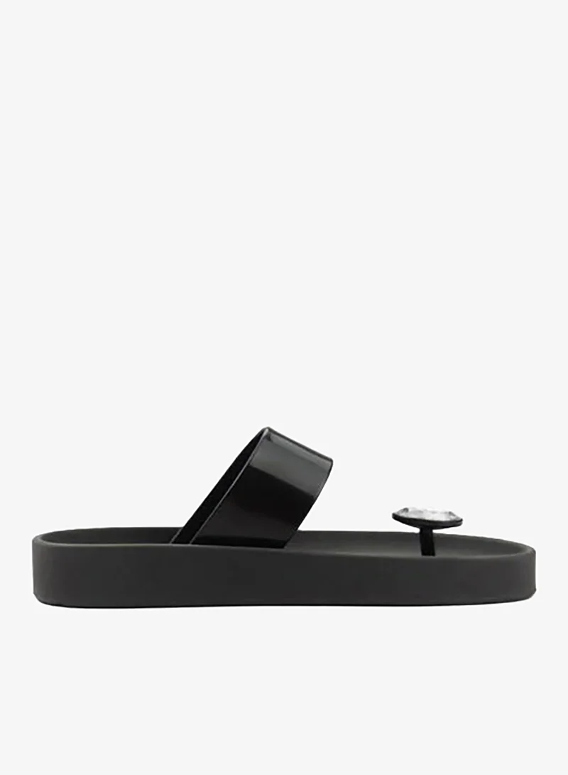 Women's Anti-slip Single Strap Sandals Black