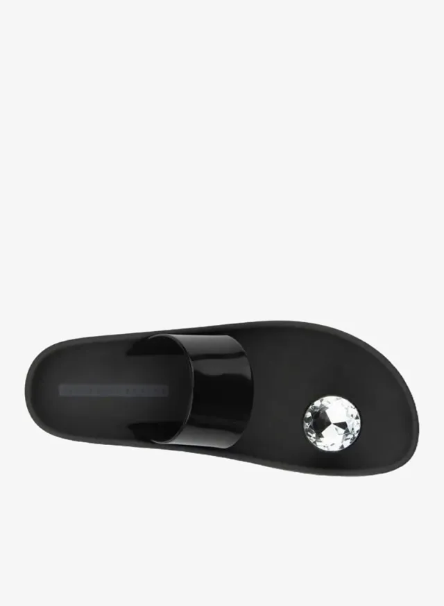 Women's Anti-slip Single Strap Sandals Black – image 4