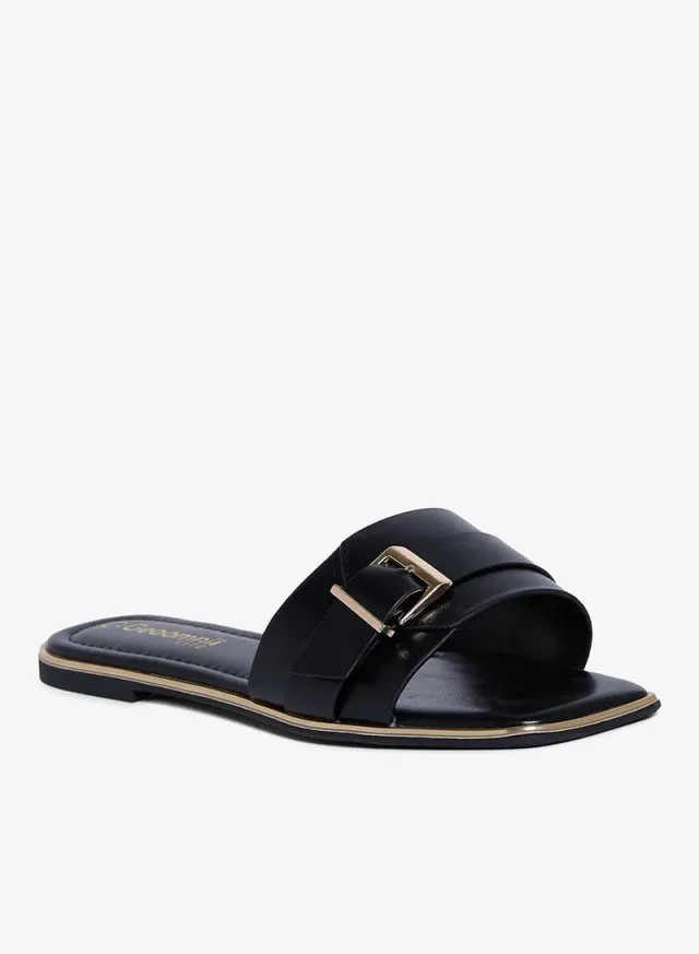 Geoomnii Women's Comfortable Slip-On Flat Sandals