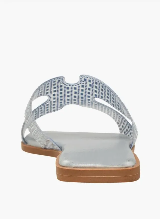 Women Embellished Slip-On Flat Sandals – image 5