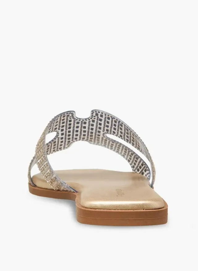 Women Embellished Slip-On Flat Sandals – image 5