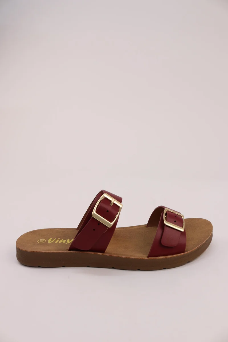 VINY Women's Everyday Comfort Flat Sandals