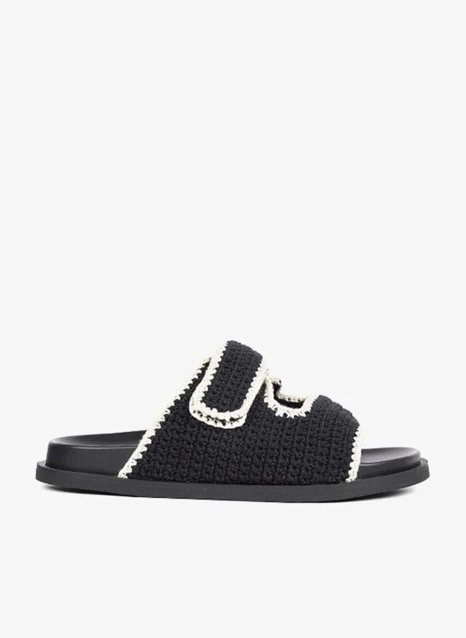 Women's Slip-on Velcro Knit Sandals