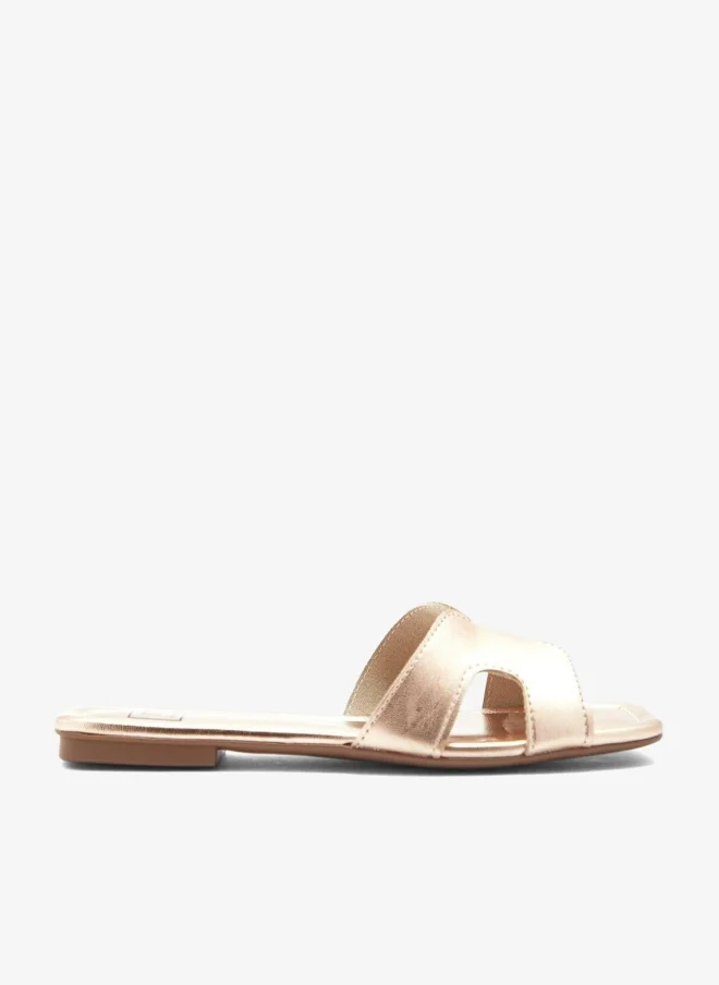 Louise Single Strap Low Heel Sandals