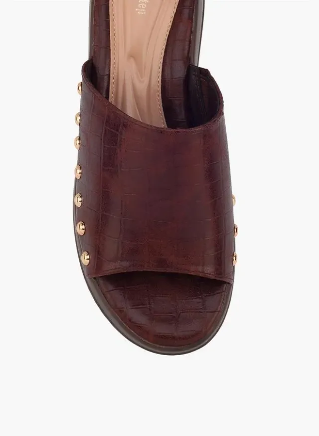 Women's Textured Platform Sandals – image 4