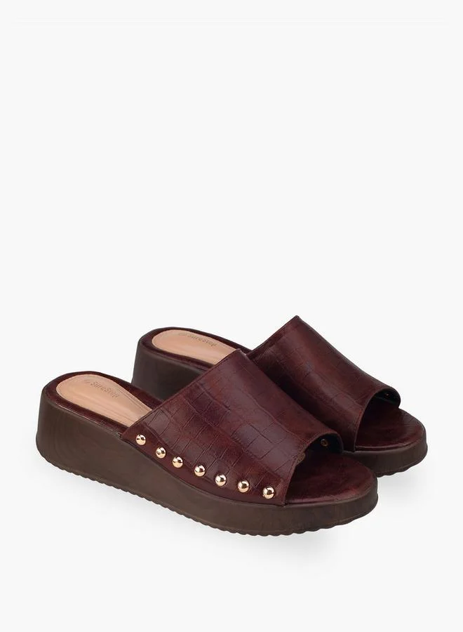 Women's Textured Platform Sandals