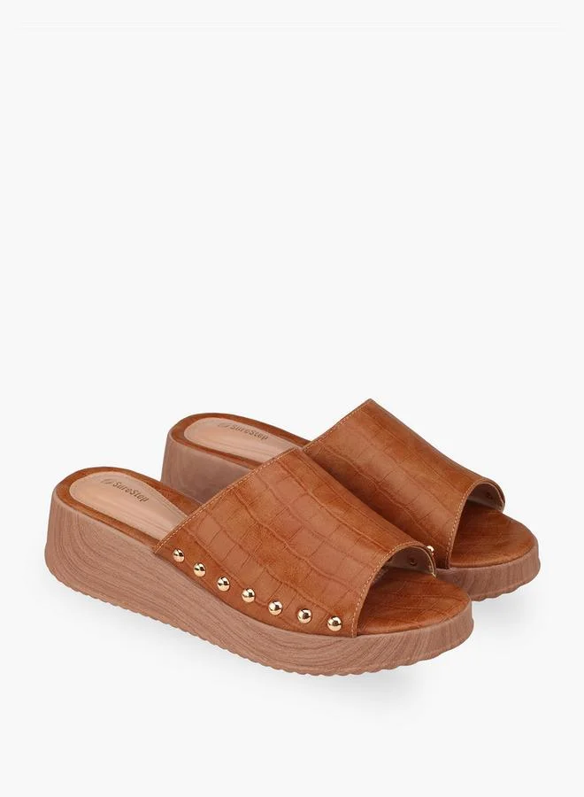 Women's Textured Platform Sandals