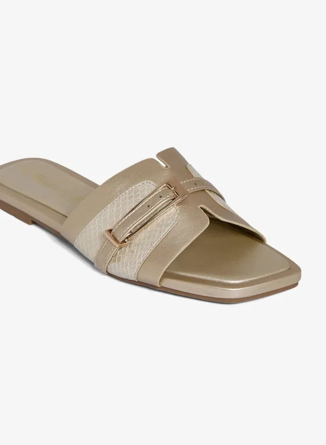Geoomnii Women's Comfortable Slip-On Casual Flat Sandals – image 4