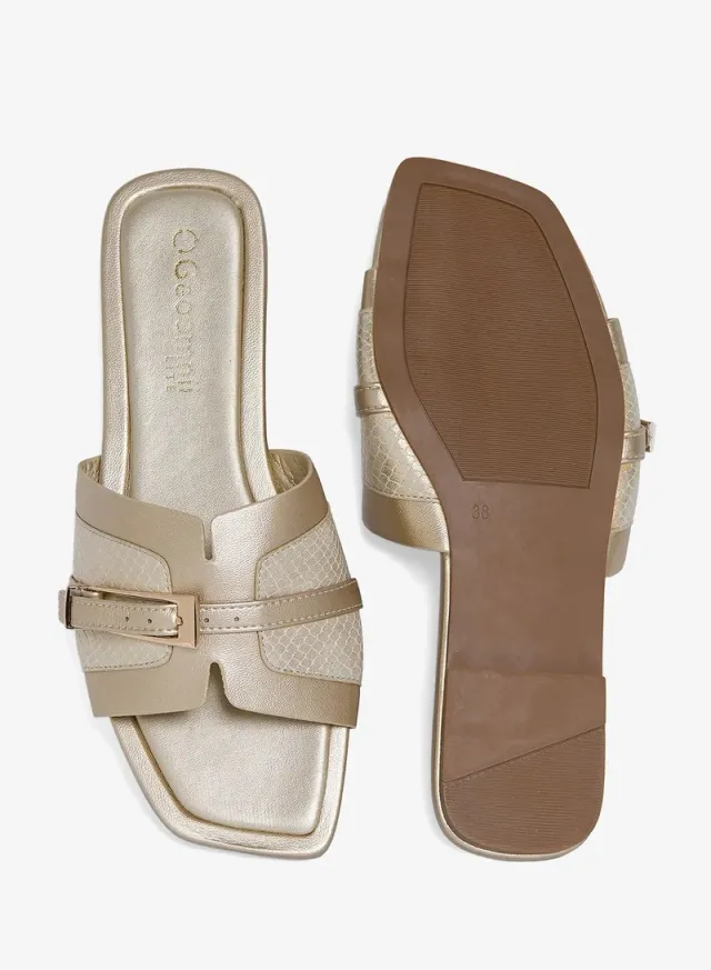 Geoomnii Women's Comfortable Slip-On Casual Flat Sandals – image 5
