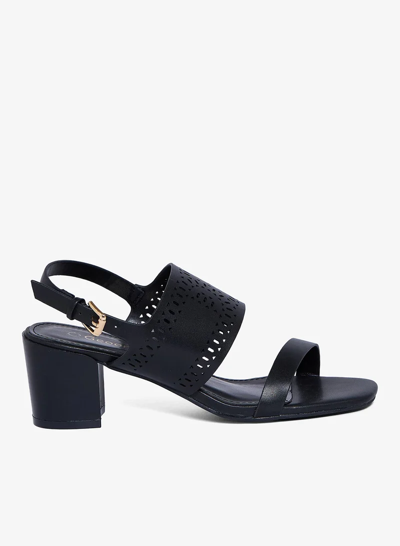 Geoomnii Women's Mid Heel Sandals