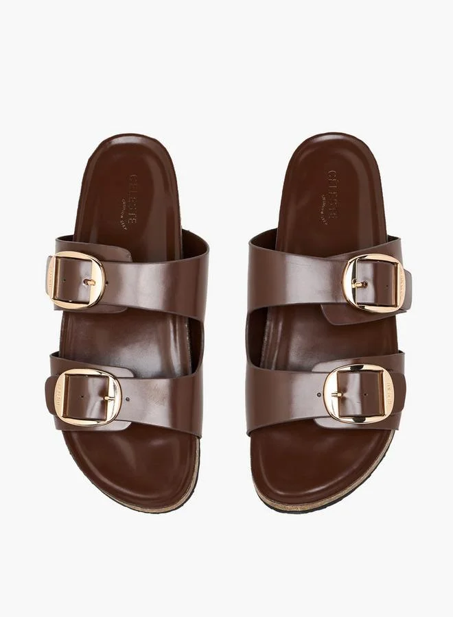 Women's Buckle Slide Sandals