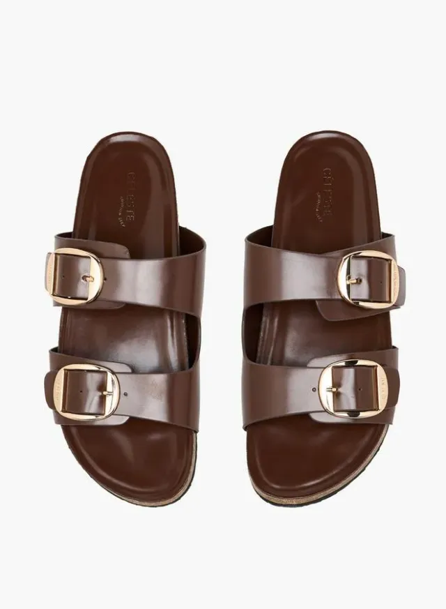 Women's Buckle Slide Sandals