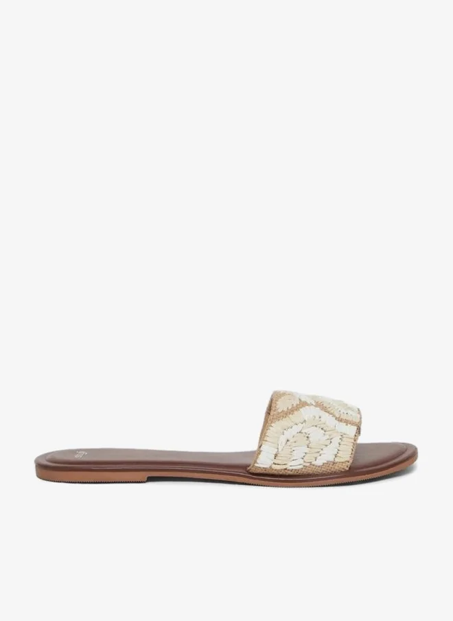 Embellished Flat Sandals