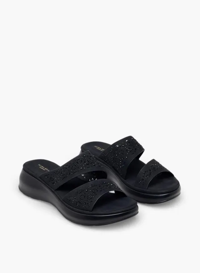 Flora Bella Women's Wedge Slide Sandals