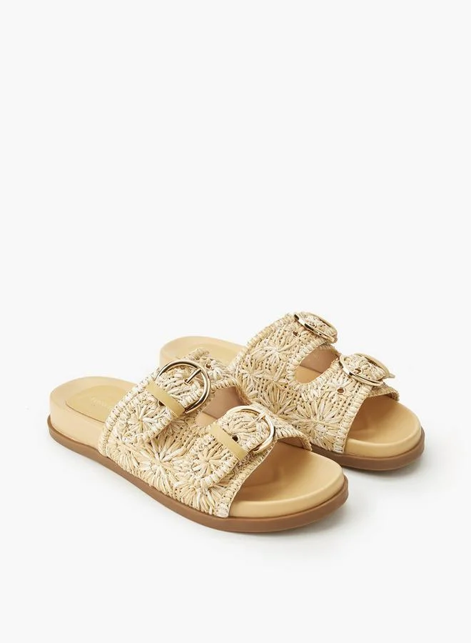 Women's Textured Slip-On Sandals