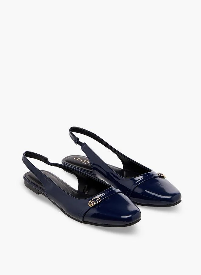 Women's Metal Accent Slingback Sandals