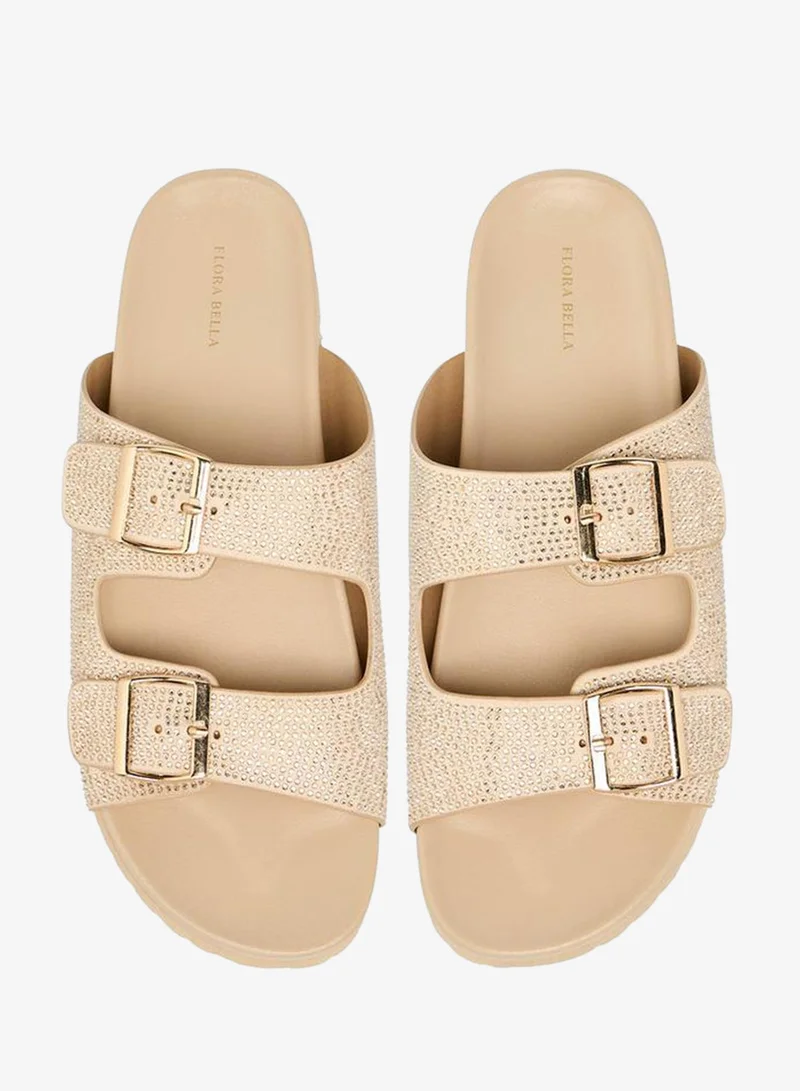 Buckle Slip-On Sandals