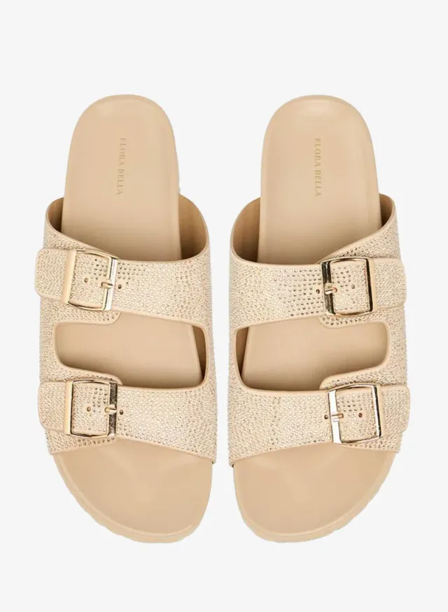 Buckle Slip-On Sandals