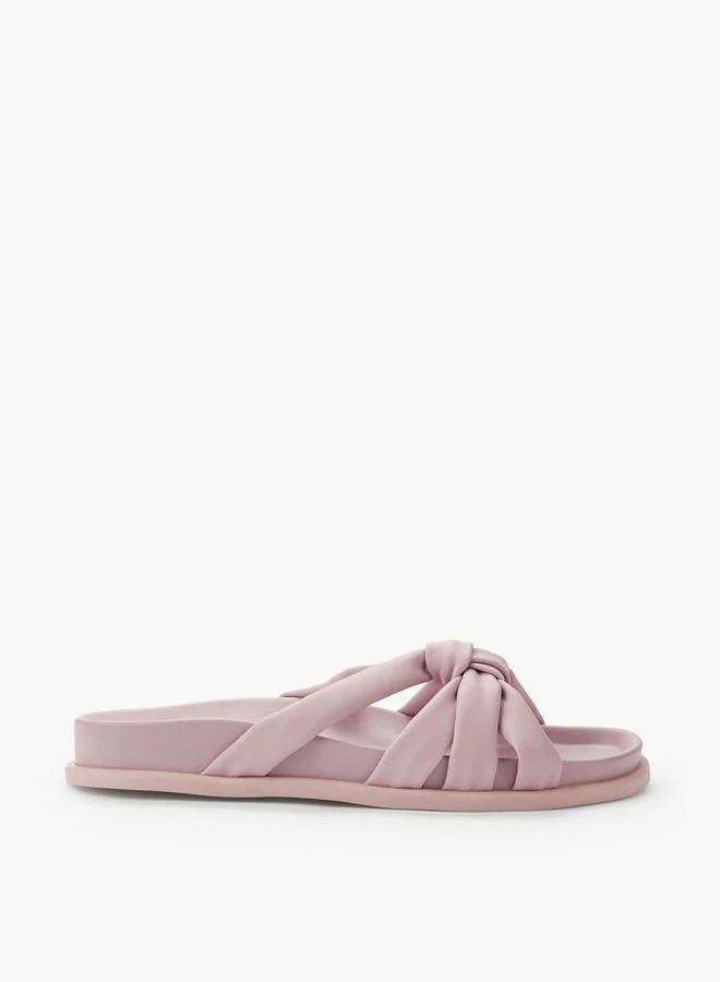 Women's Knot Detail Slides