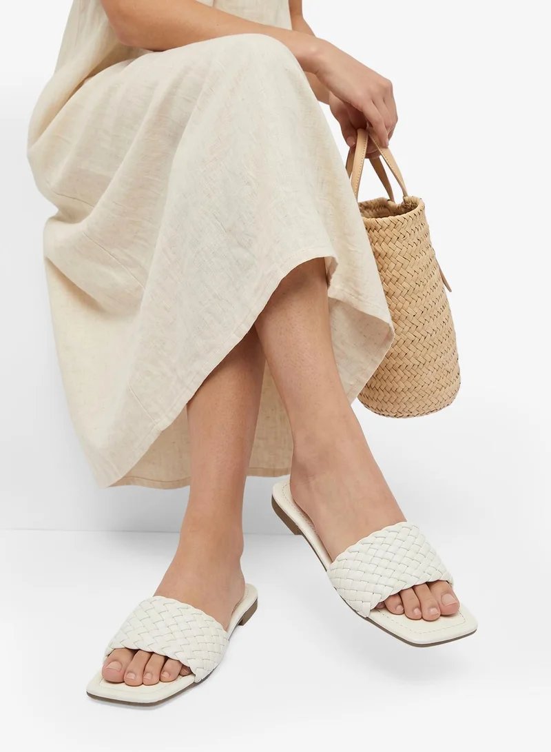 Woven Flat Sandals