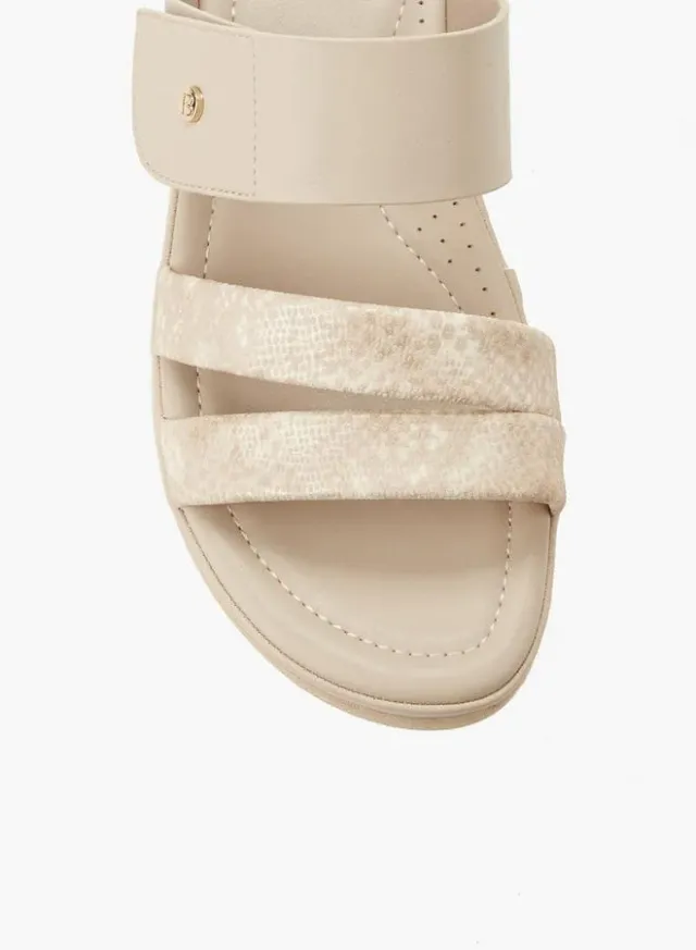 Flora Bella Textured Slip-On Sandals – image 5