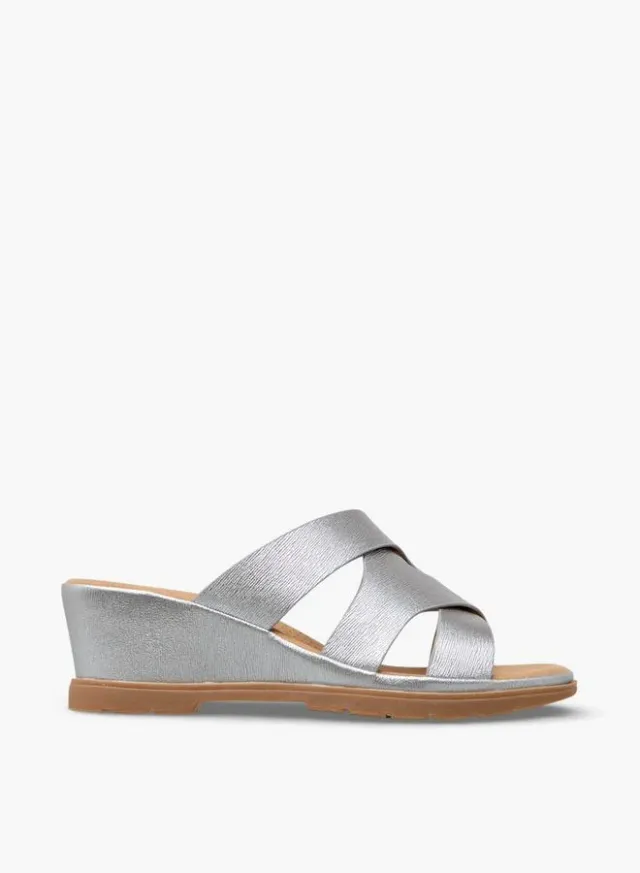 Flora Bella Women's Wedge Comfort Sandals – image 3