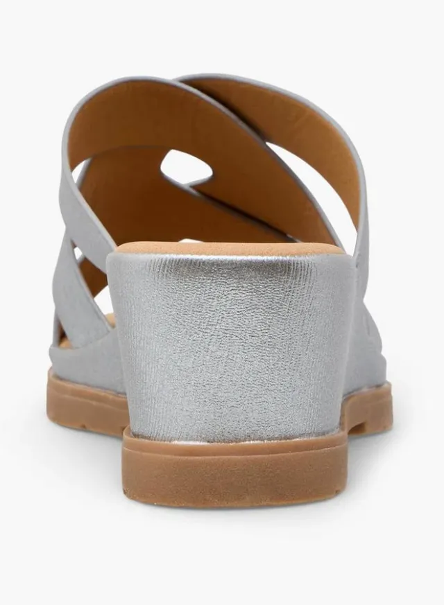 Flora Bella Women's Wedge Comfort Sandals – image 5