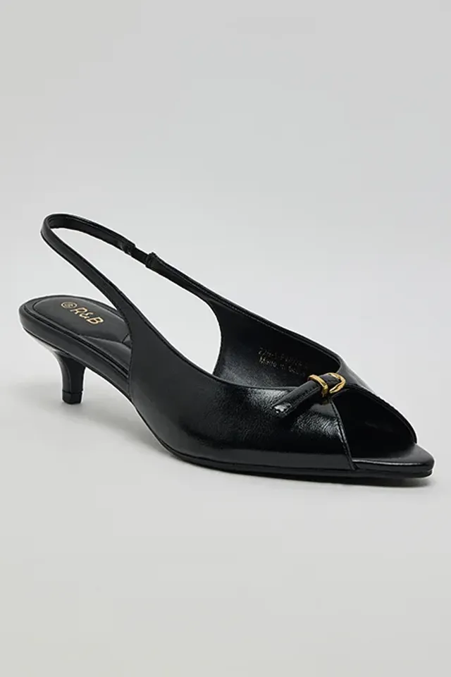 Peep Toe Slingback Sandals
