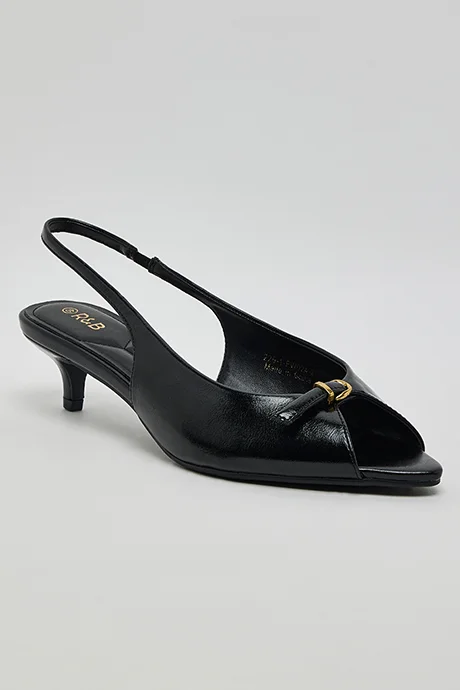 Peep Toe Slingback Sandals