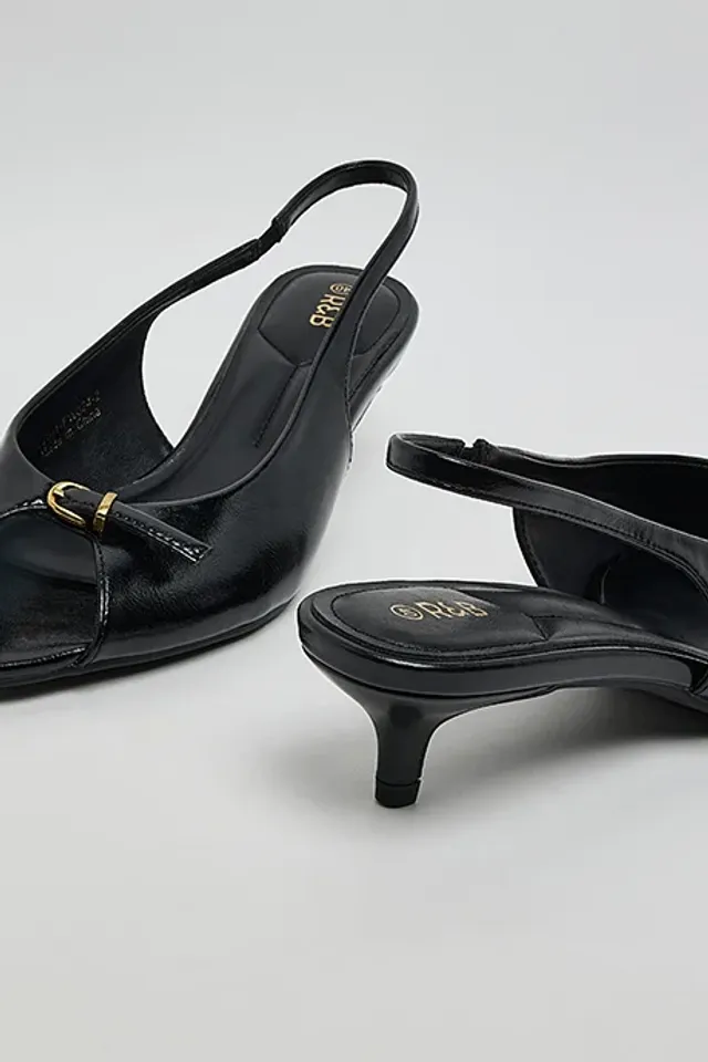 Peep Toe Slingback Sandals – image 5