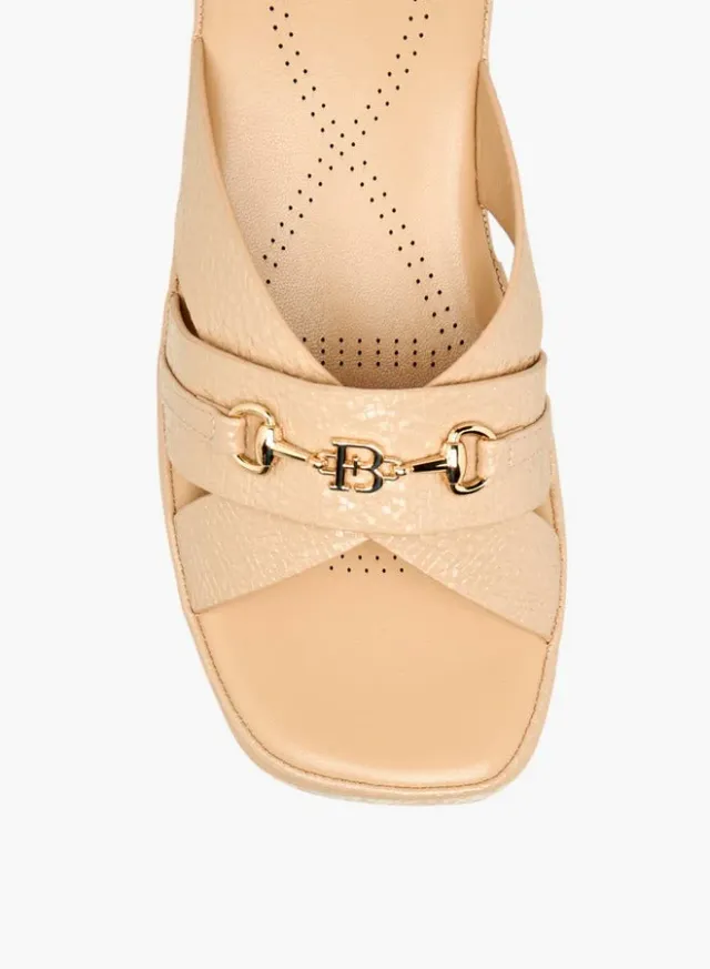 Women's Textured Cross Strap Sandals – image 4