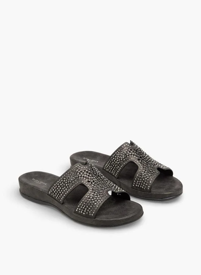 Flora Bella Women's Embellished Slip-On Sandals