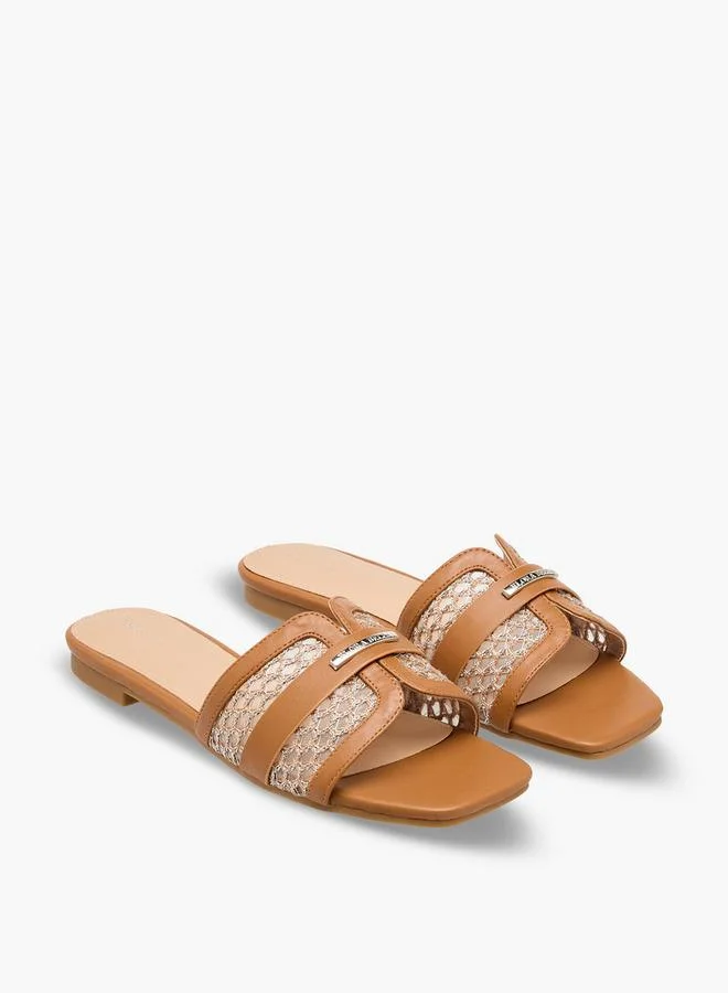 Flora Bella Women Mesh Detail Sandals