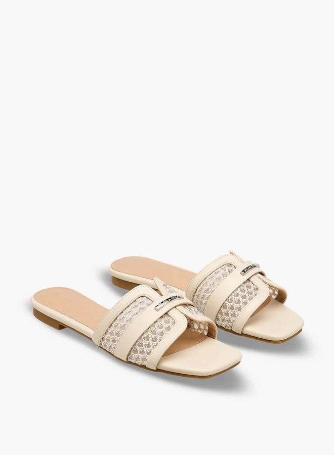 Flora Bella Women Mesh Detail Sandals