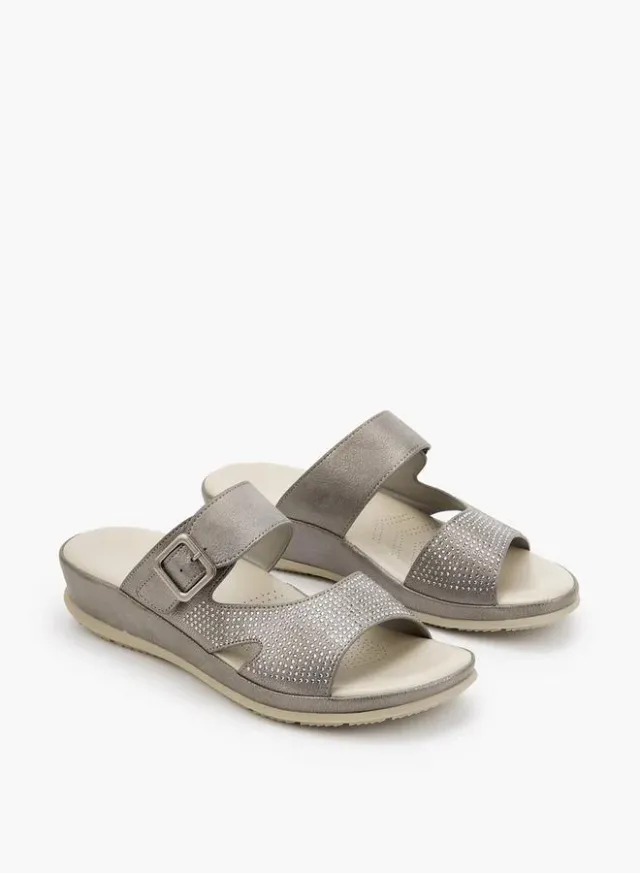 Women's Embellished Comfort Sandals