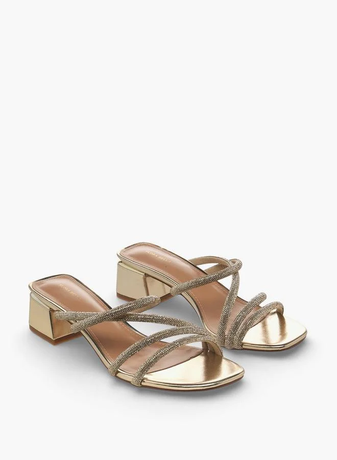Flora Bella Women Embellished Block Heel Sandals