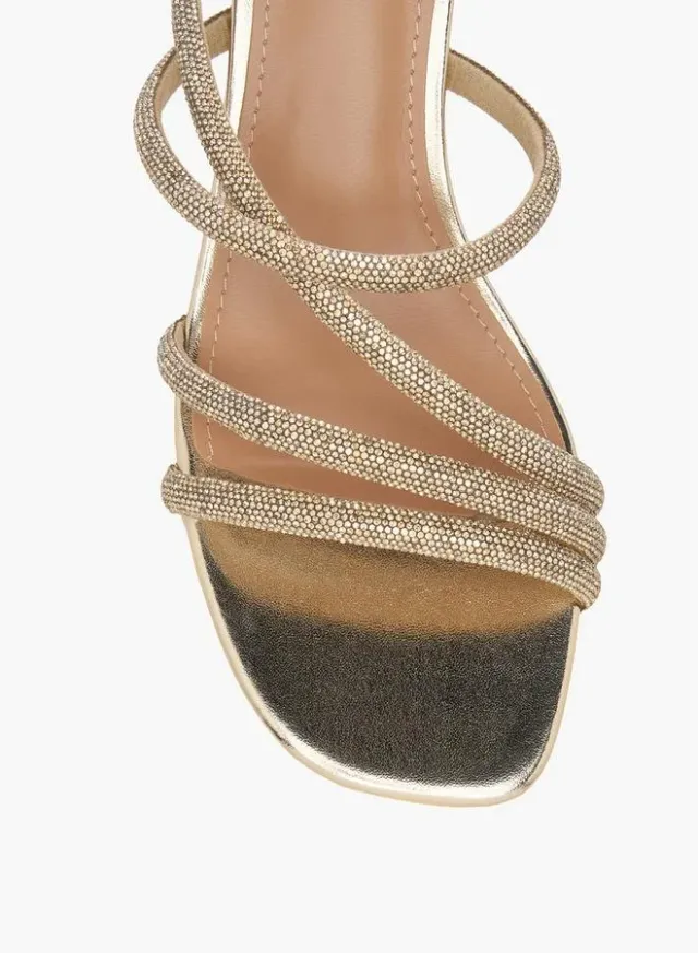 Flora Bella Women Embellished Block Heel Sandals – image 4