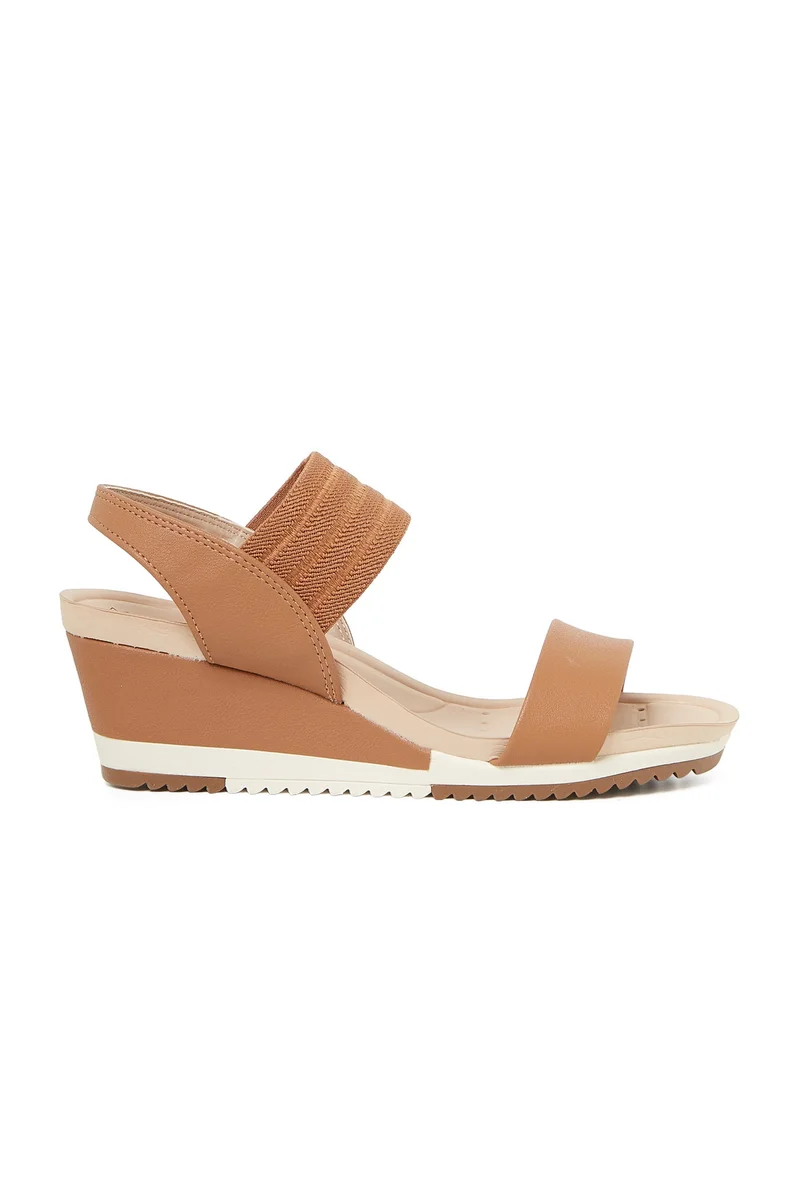 MODARE Ladies Back Strap Sandals TAN