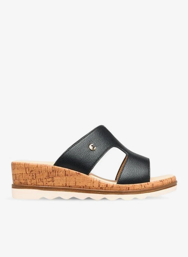 Metallic Slip-On Sandals