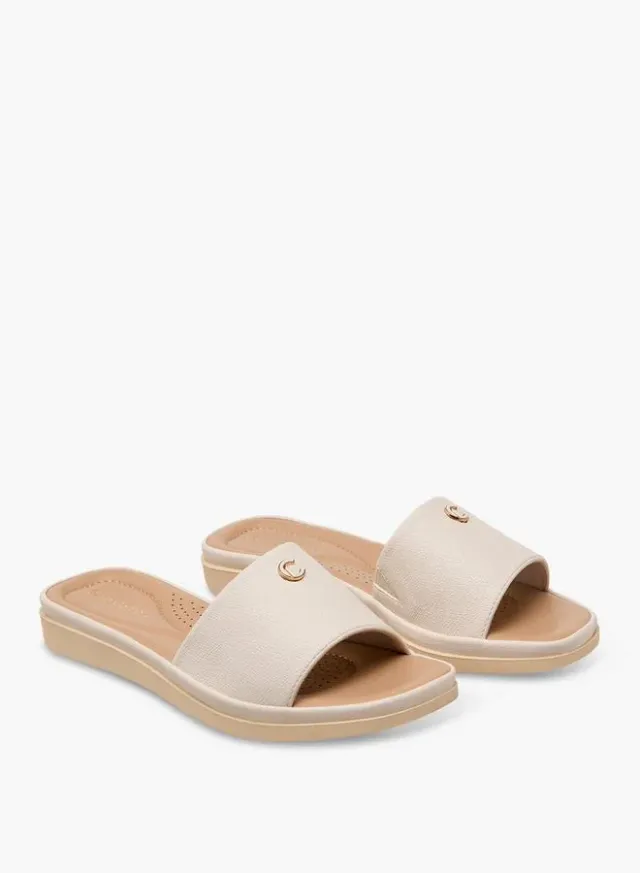 Women's Textured Comfort Slides