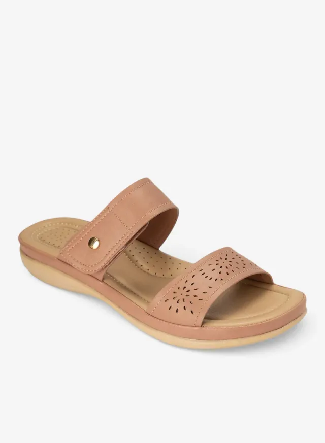Dual-Strap Comfort Slide Sandals – image 2