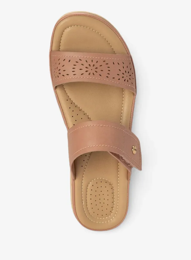 Dual-Strap Comfort Slide Sandals – image 4