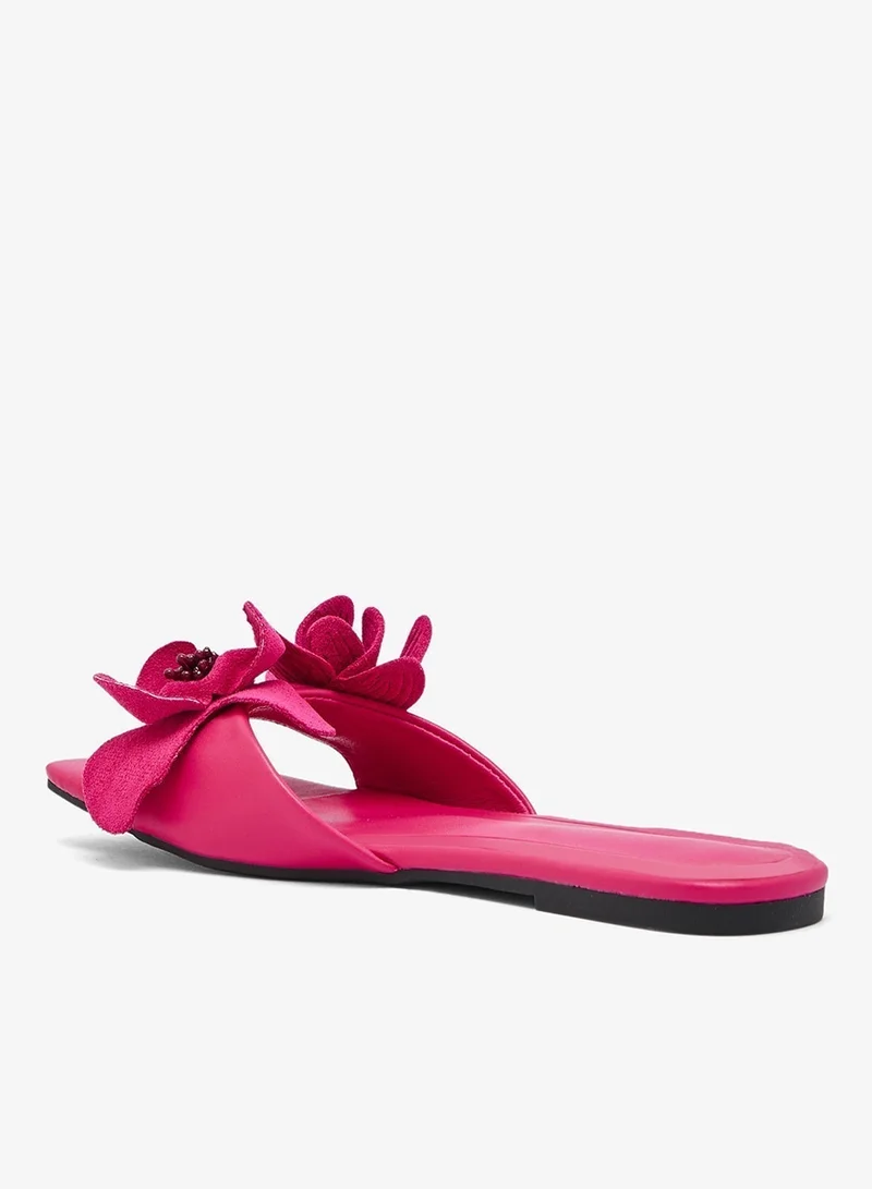 Floral Flat Sandals