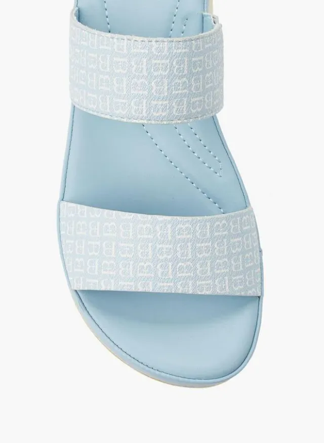 Women's Monogram Wedge Sandals – image 4