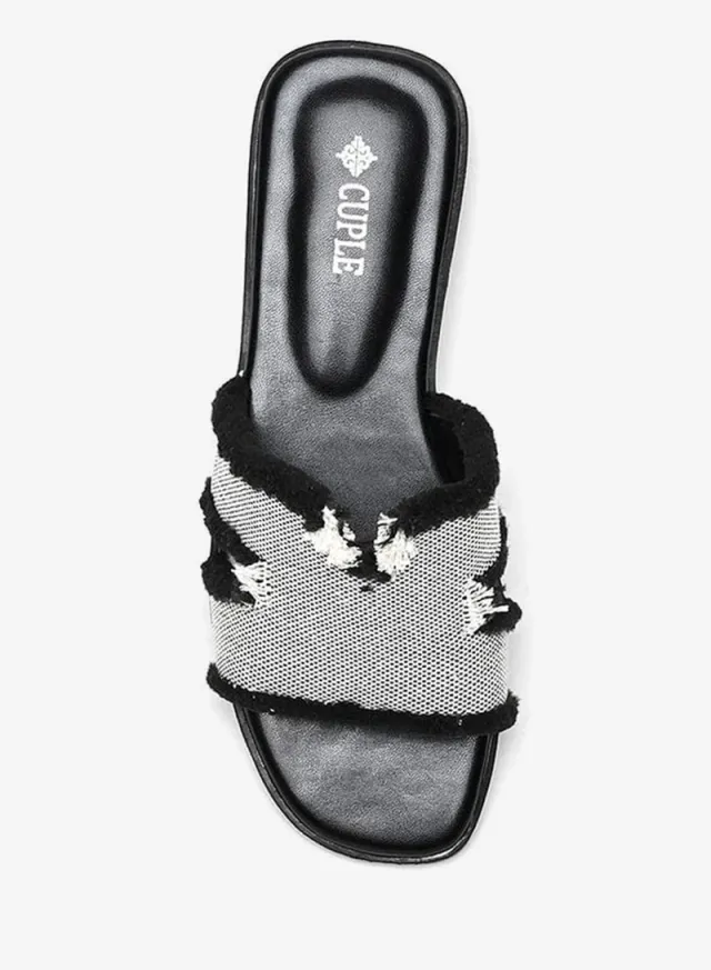 Cuple Women's Flat Open Toe Slip-On Sandals - Casual Style – image 3