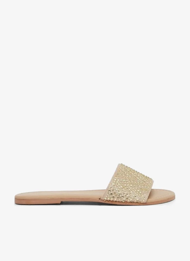 Embellished Flat Sandals