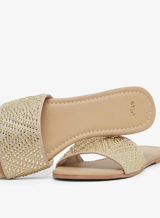 Embellished Flat Sandals – image 4